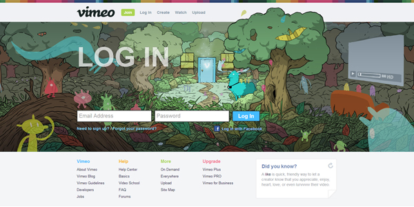 Log-In-to-Vimeo