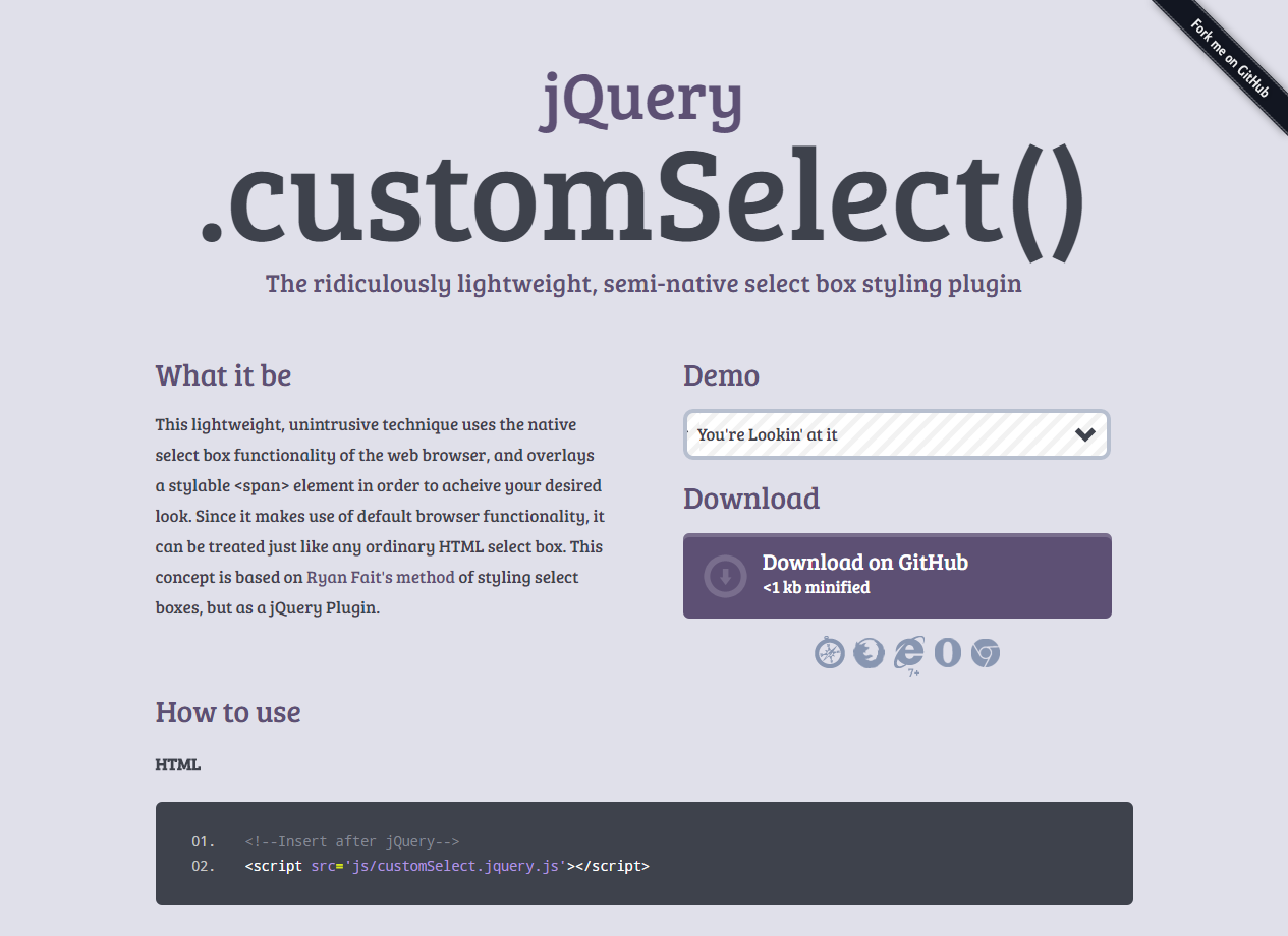 jQuery Custom