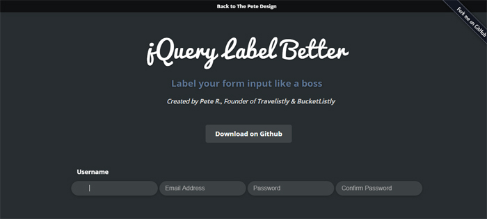 jQuery-Label-Better-by-Pete-R
