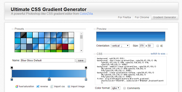 2Ultimate-CSS-Gradient-Generator