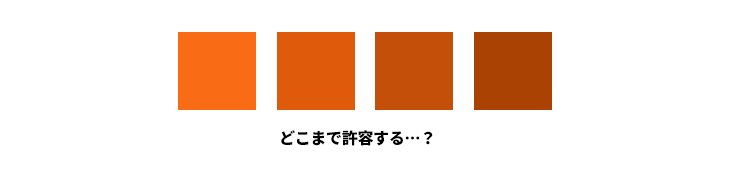 ブランドカラーについての説明の図